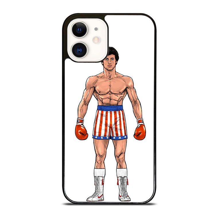 ROCKY BALBOA CARTOON iPhone 12 Case