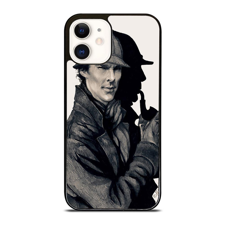 SHERLOCK HOLMES ART iPhone 12 Case