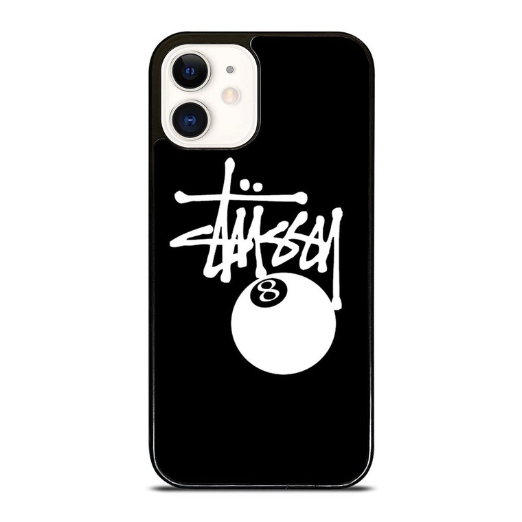 STUSSY BLACK LOGO iPhone 12 Case