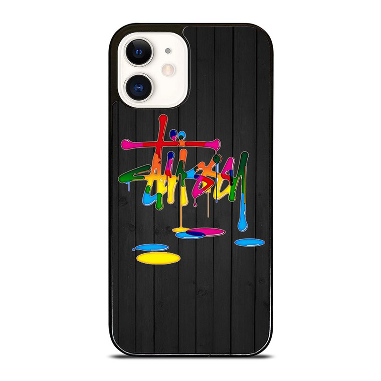 STUSSY PAINT LOGO iPhone 12 Case