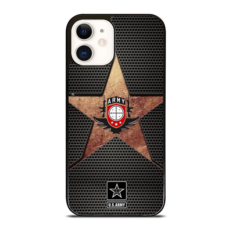 US ARMY LOGO METAL iPhone 12 Case