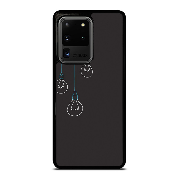 BLACK LIGHT BULBS MINIMALISTIC Samsung Galaxy S20 Ultra  Case