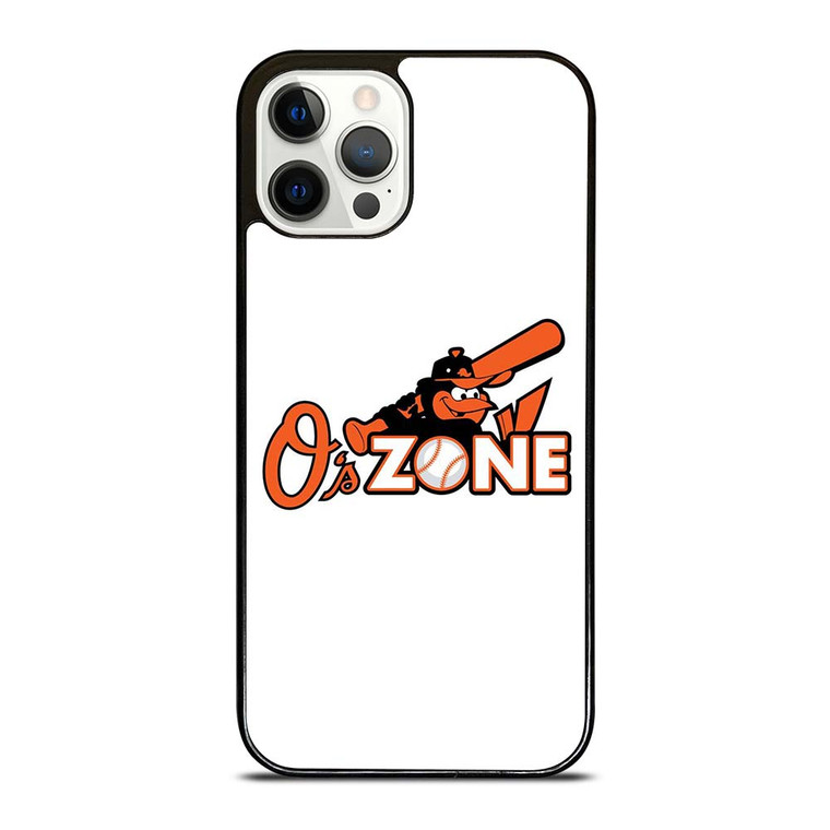 BALTIMORE ORIOLES ZONE LOGO BASEBALL TEAM iPhone 12 Pro Case
