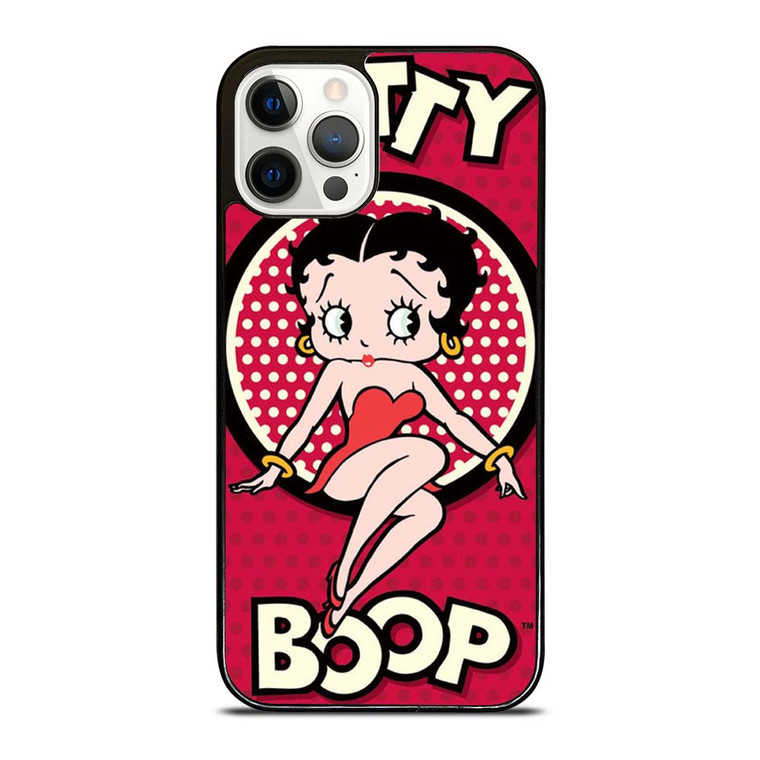 BETTY BOOP CARTOON POLKADOT iPhone 12 Pro Case