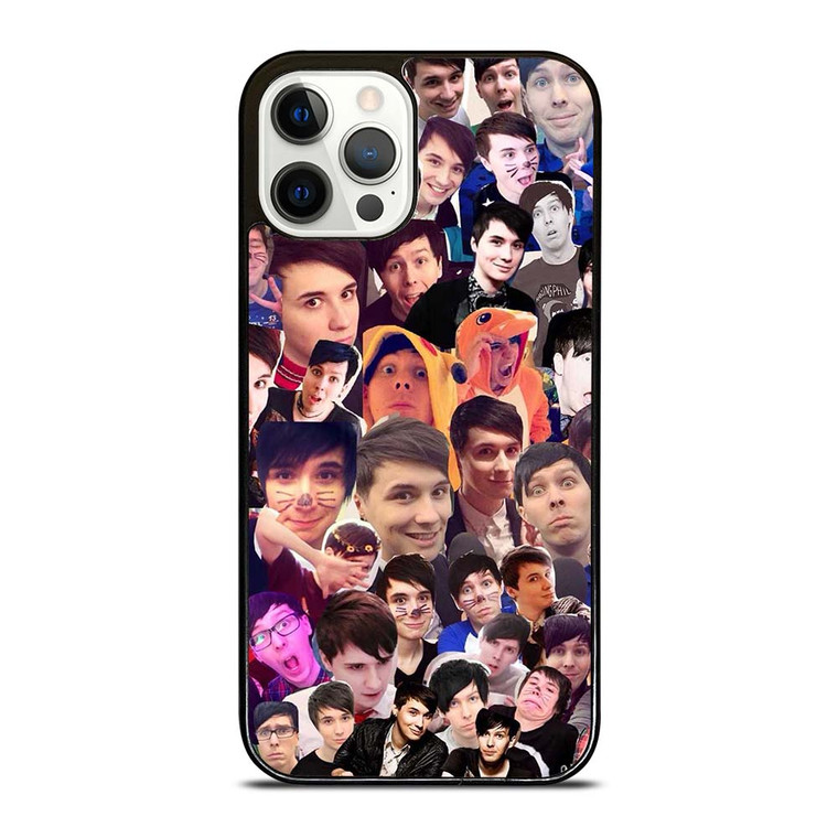DAN AND PHIL COLLAGE iPhone 12 Pro Case