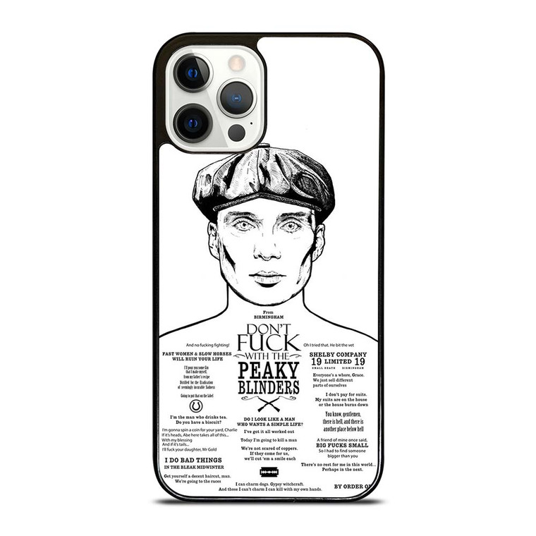 DONT FUCK WITH PEAKY BLINDERS iPhone 12 Pro Case