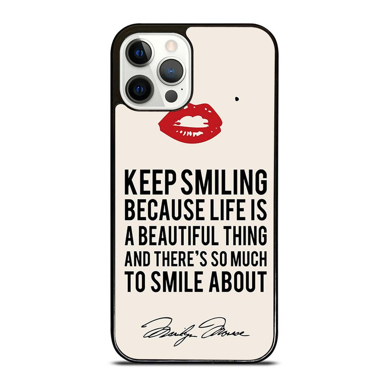 MARYLIN MONROE QUOTES iPhone 12 Pro Case