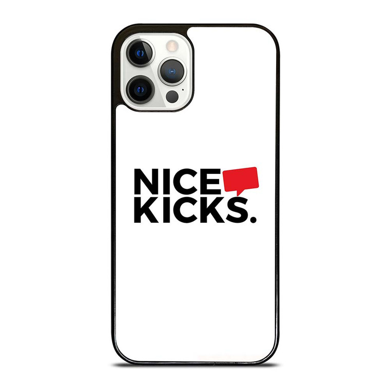 NICE KICKS SNEAKERS LOGO iPhone 12 Pro Case