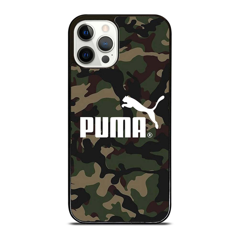 PUMA LOGO CAMO iPhone 12 Pro Case