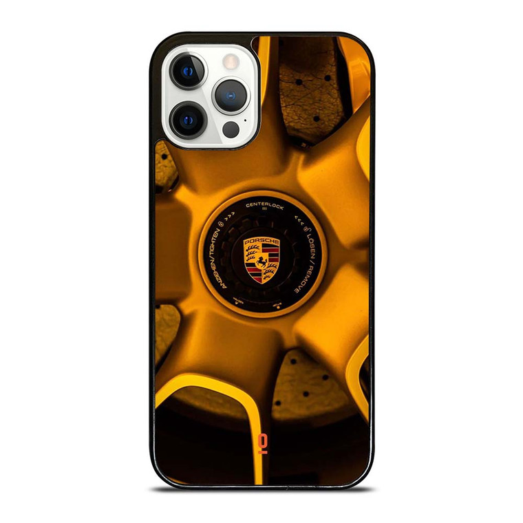 RIM OF PORSCHE CAR LOGO iPhone 12 Pro Case