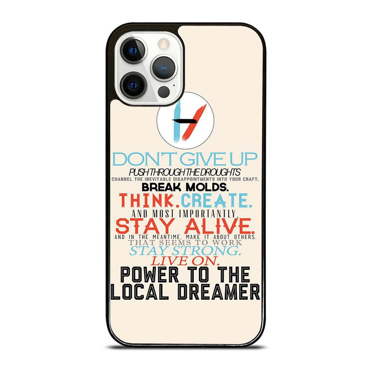 TWENTY ONE PILOTS TITLES iPhone 12 Pro Case