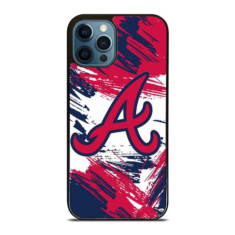 ATLANTA BRAVES LOGO BASEBALL TEAM ICON iPhone 12 Pro Max Case