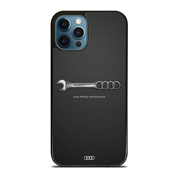AUDI CAR LOGO OFFICIAL MAINTENANCE iPhone 12 Pro Max Case