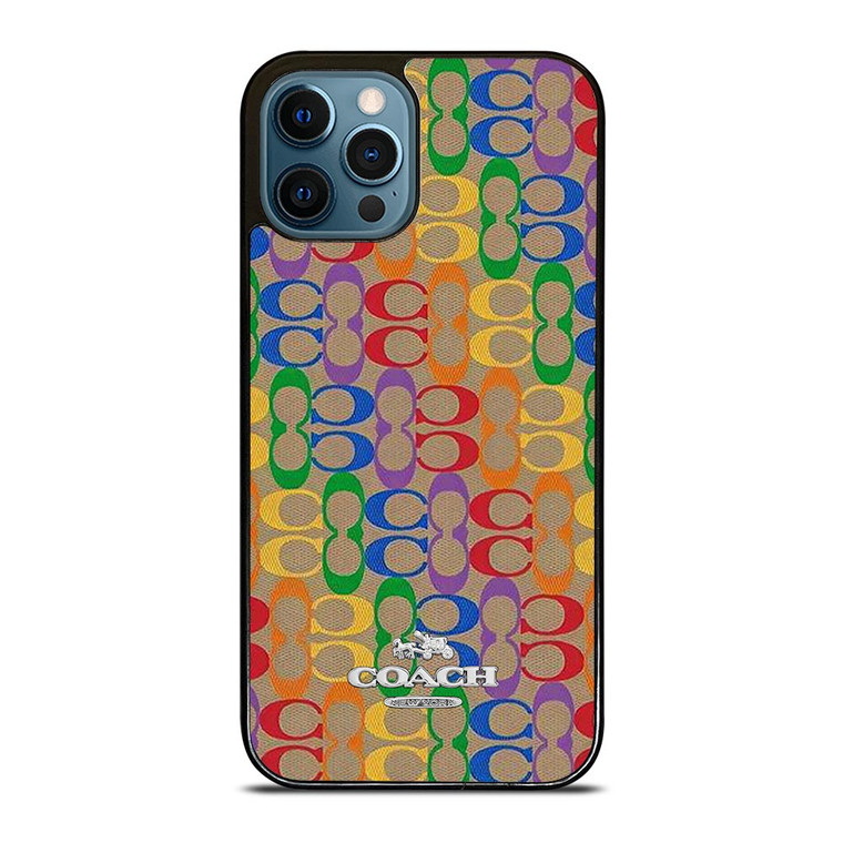COACH NEW YORK RAINBOW PATTERN ICON iPhone 12 Pro Max Case