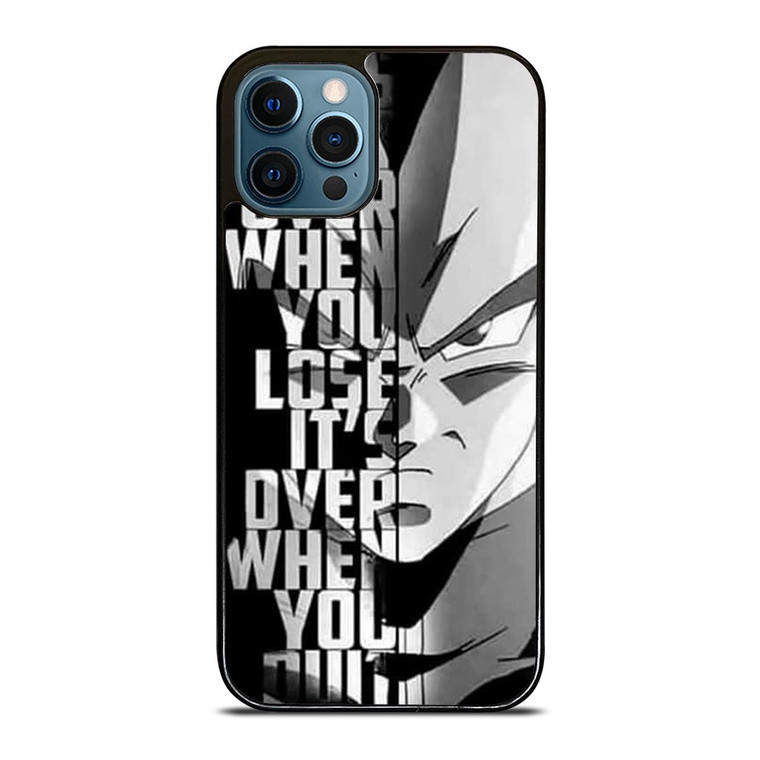 DRAGON BALL VEGETA QUOTE iPhone 12 Pro Max Case