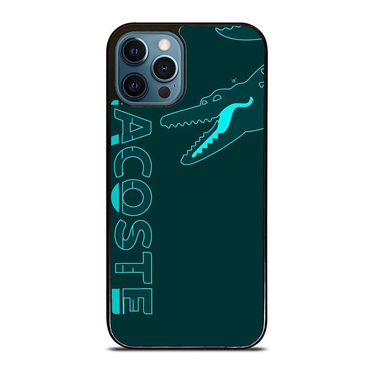 LACOSTE CROC LOGO GREEN iPhone 12 Pro Max Case