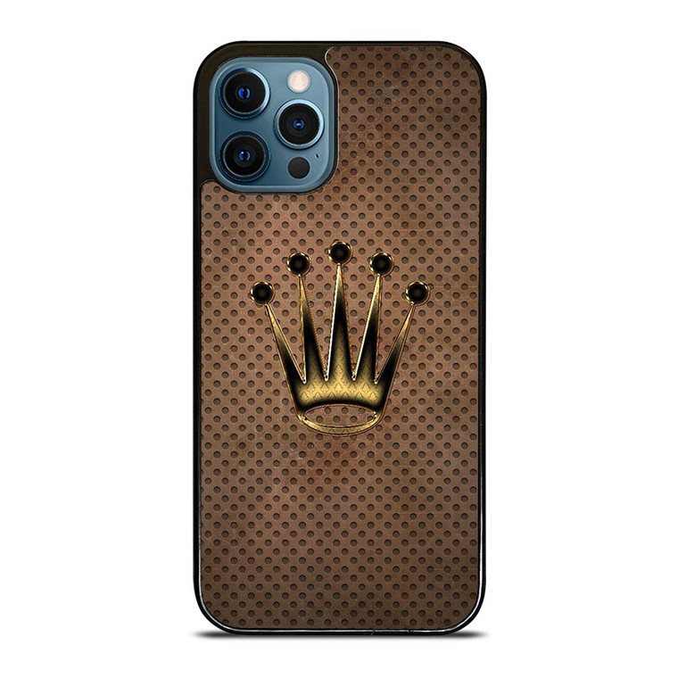 ROLEX WATCH LOGO METAL iPhone 12 Pro Max Case
