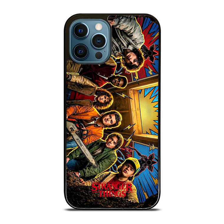 STRANGER THINGS CHARACTERS ART iPhone 12 Pro Max Case