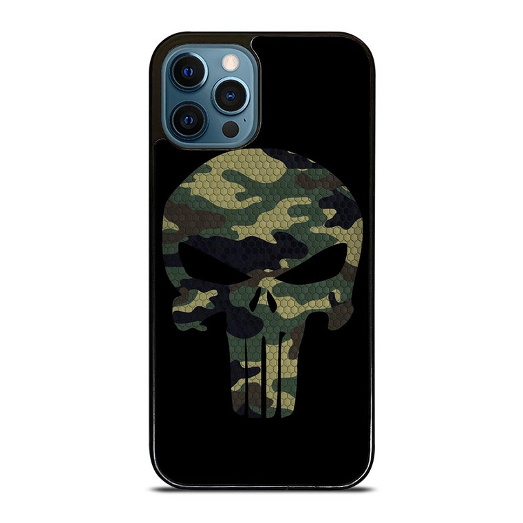 THE PUNISHER LOGO CAMO iPhone 12 Pro Max Case