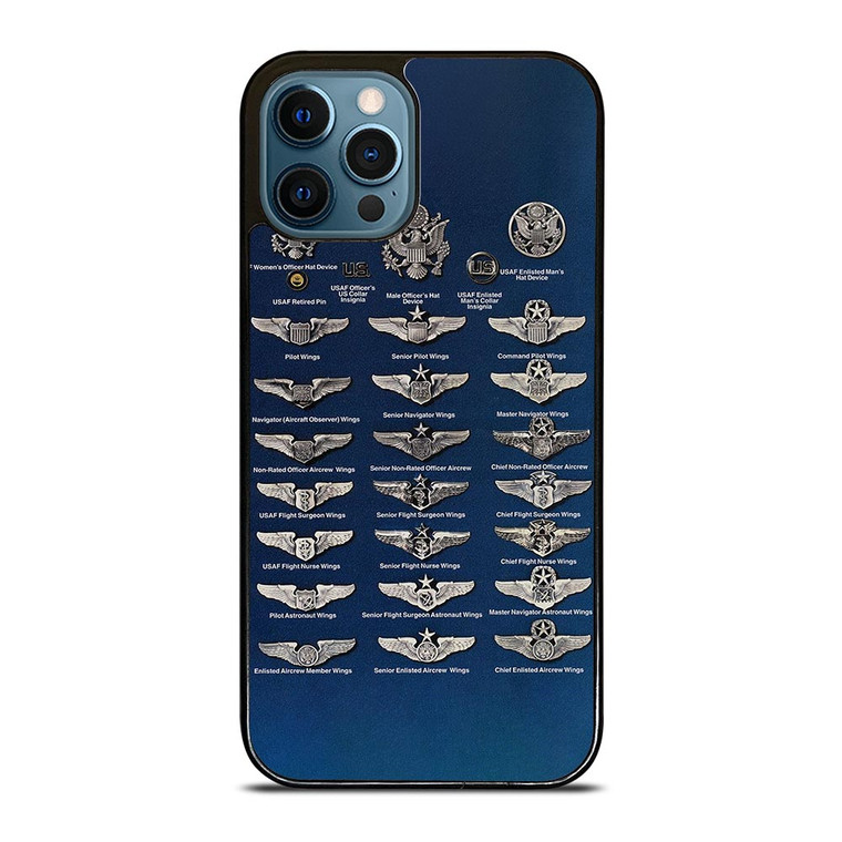 US AIR FORCE ARMY BADGE iPhone 12 Pro Max Case