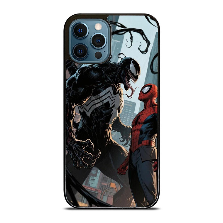 VENOM VS SPIDERMAN MARVEL ART iPhone 12 Pro Max Case