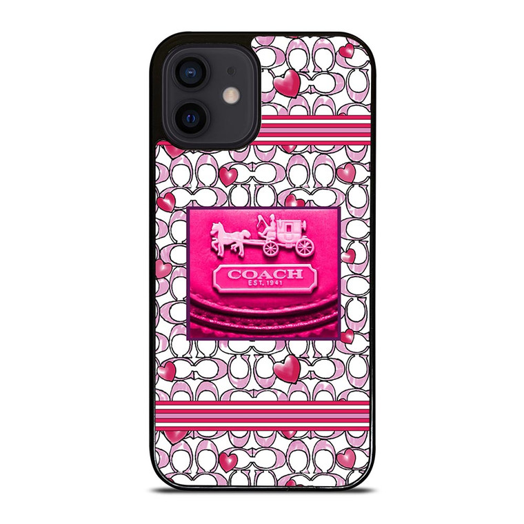 COACH NEW YORK LOGO EST 1941 EMBLEM iPhone 12 Mini Case