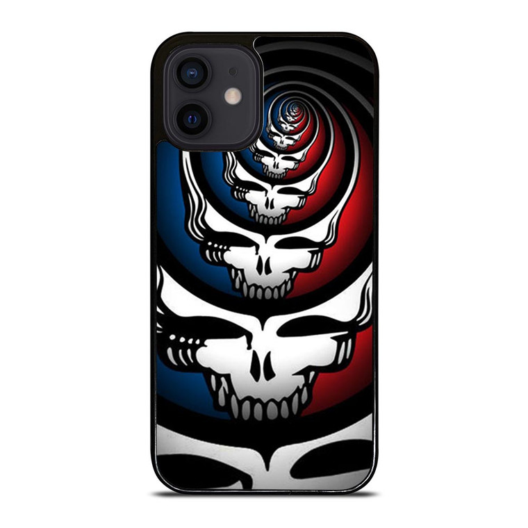 GRATEFUL DEAD SKULL LOGO ART iPhone 12 Mini Case
