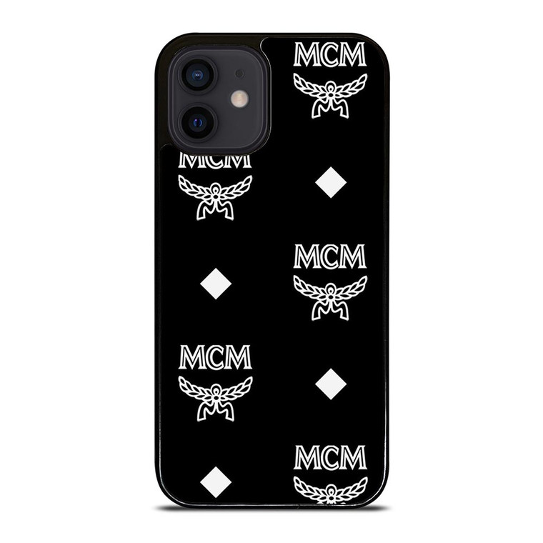 MCM WORLDWIDE LOGO BLACK iPhone 12 Mini Case