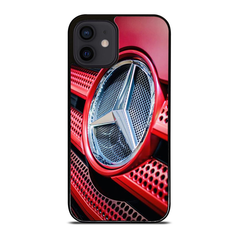 MERCEDES BENZ LOGO EMBLEM RED iPhone 12 Mini Case