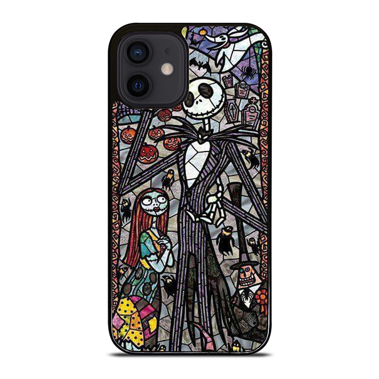 NIGHTMARE BEFORE CHRISTMAS ART GLASS iPhone 12 Mini Case
