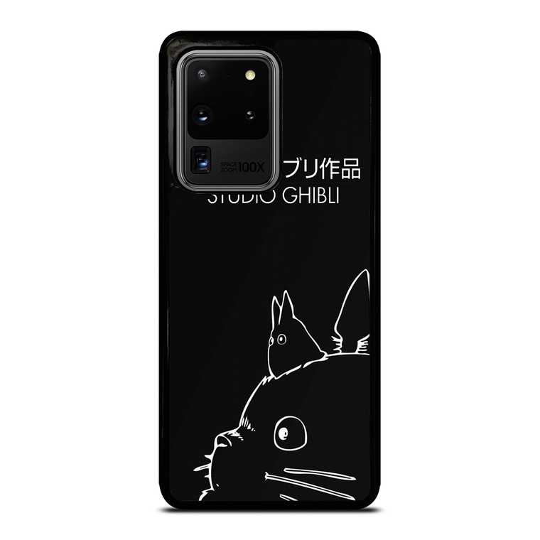 GHIBI STUDIO TOTORU SIMPLE BLACK Samsung Galaxy S20 Ultra  Case