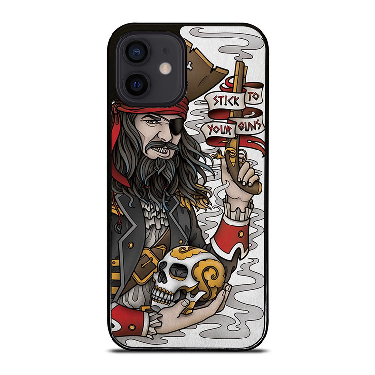 PIRATE STICK TO YOUR GUNS TATTOO iPhone 12 Mini Case