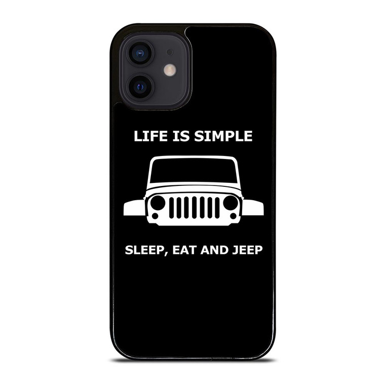 SLEEP EAT AND JEEP iPhone 12 Mini Case