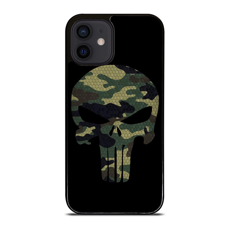 THE PUNISHER LOGO CAMO iPhone 12 Mini Case