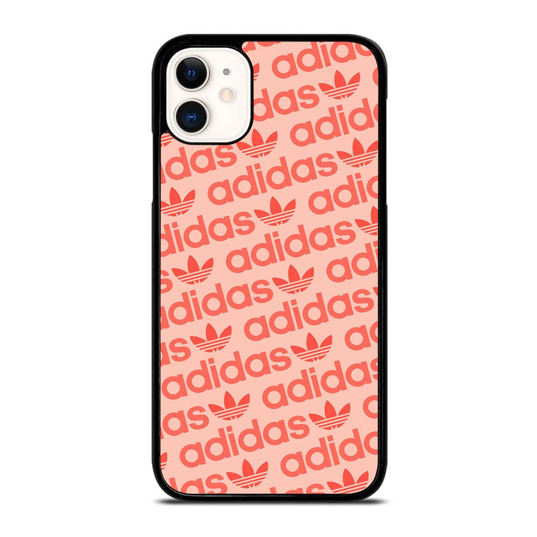 ADIDAS PINK PATTERN iPhone 11 Case