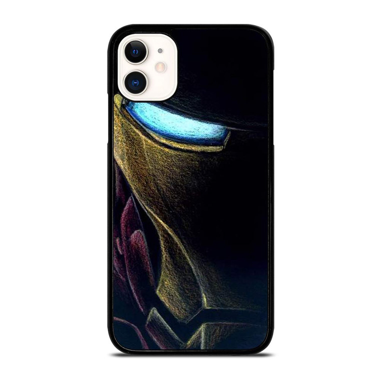 IRONE MAN AVENGERS FACE ART iPhone 11 Case
