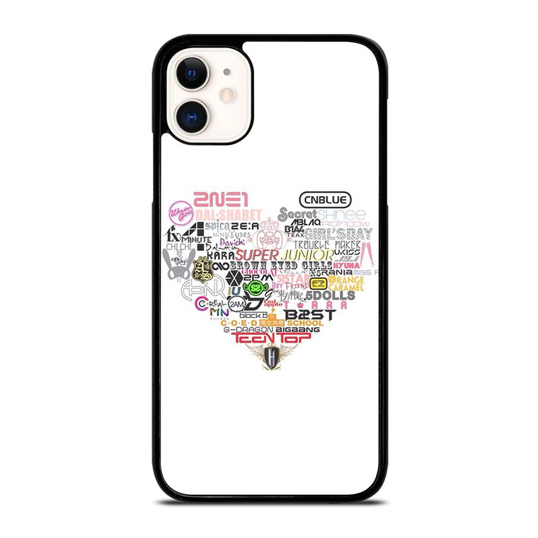 KPOP ALL BAND LOVE iPhone 11 Case