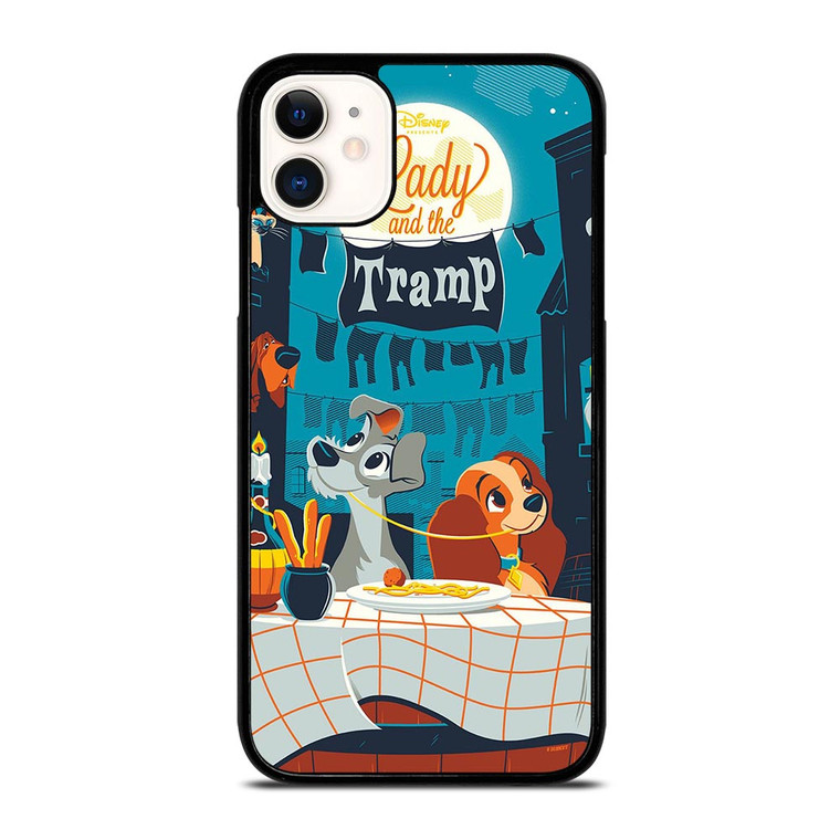 LADY AND THE TRAMP DISNEY CARTOON iPhone 11 Case