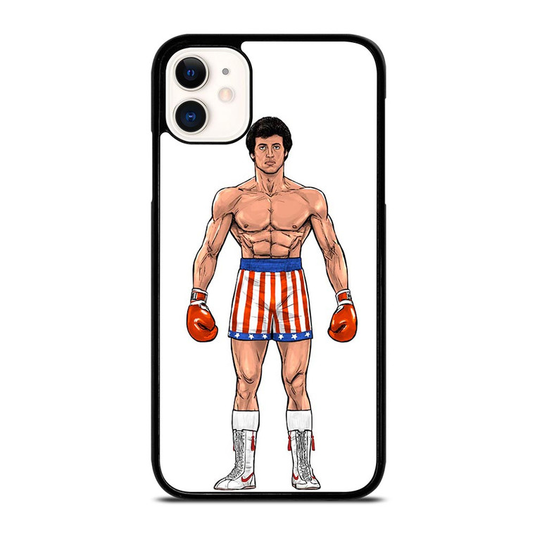 ROCKY BALBOA CARTOON iPhone 11 Case