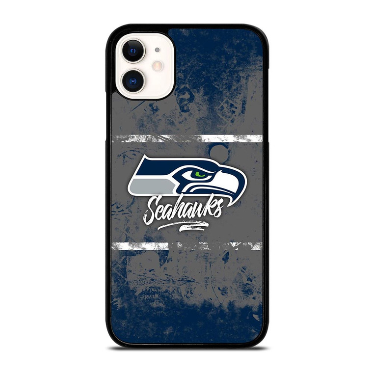 SEATTLE SEAHAWKS BRUSH LOGO iPhone 11 Case