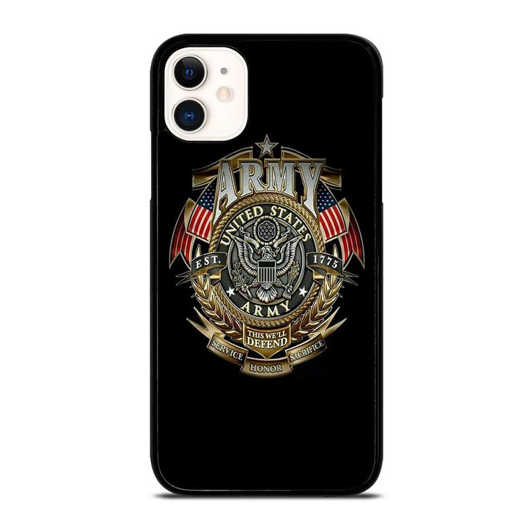 US ARMY LOGO SERVICE iPhone 11 Case
