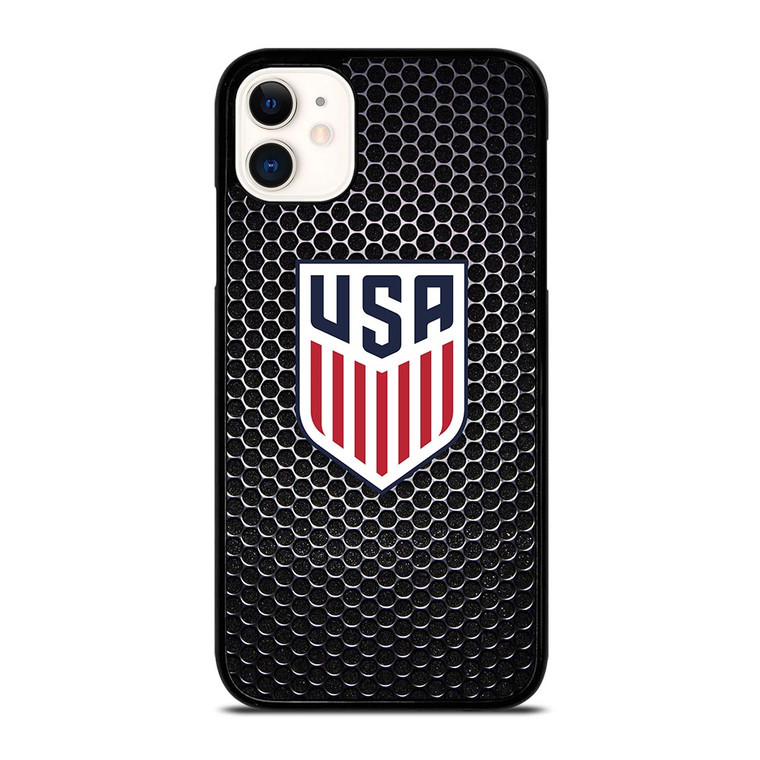 USA SOCCER LOGO CARBON iPhone 11 Case