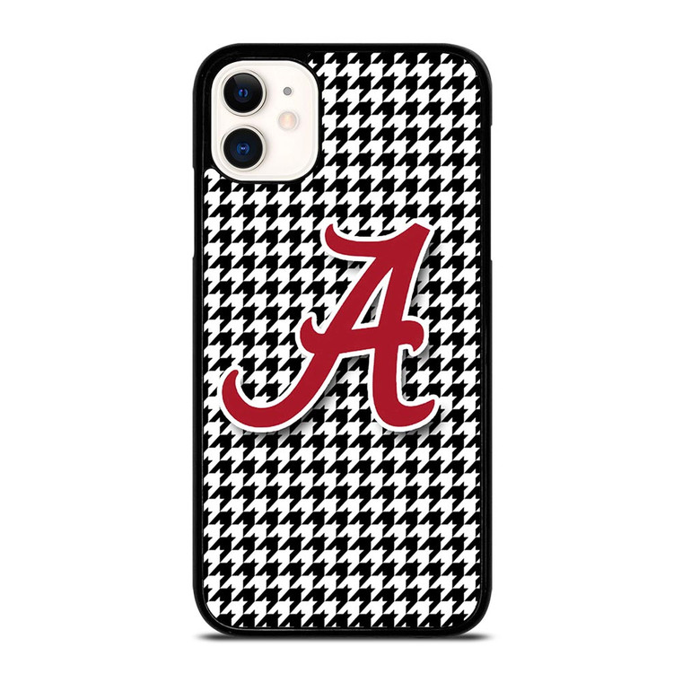 ALABAMA HOUNDSTOOTH CRIMSON TIDE iPhone 11 Case