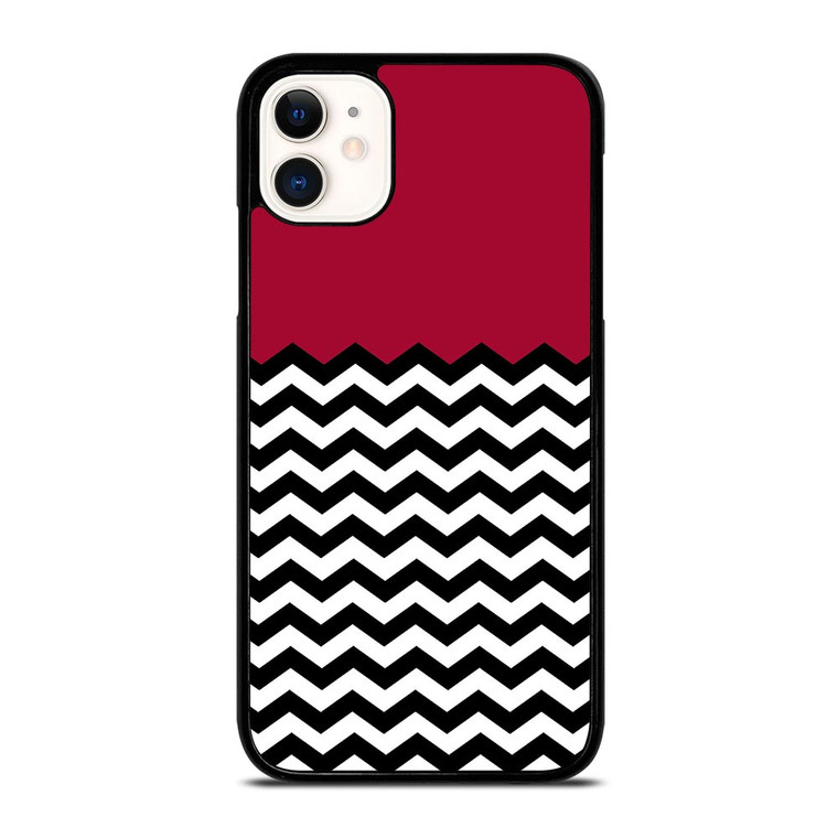 COLORBLOCK DARK RED CHEVRON iPhone 11 Case