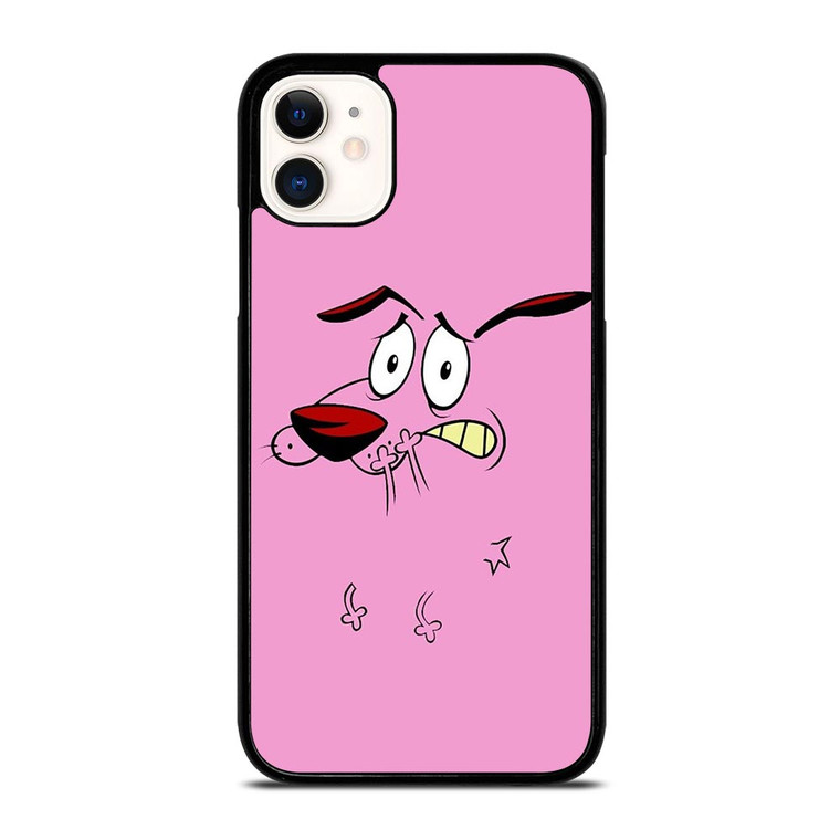 COURAGE THE COWARDLY DOG FACE iPhone 11 Case