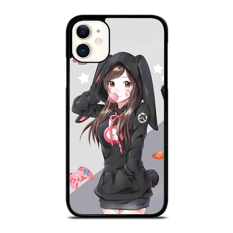 D.VA OVERWATCH BUNNY GUM iPhone 11 Case