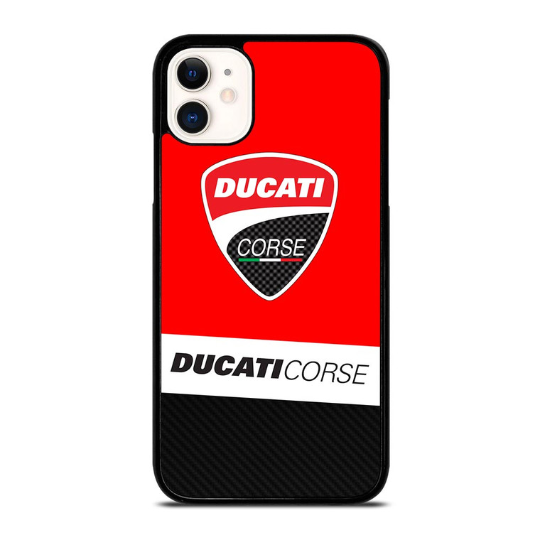 DUCATI CORSE MOTO LOGO iPhone 11 Case