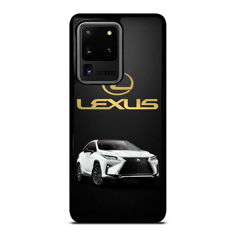 LEXUS WHITE CAR GOLD LOGO Samsung Galaxy S20 Ultra  Case