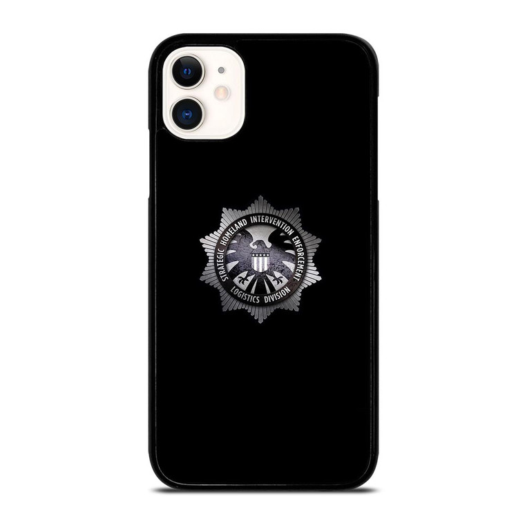 MARVEL AGENTS OF SHIELD METAL LOGO iPhone 11 Case
