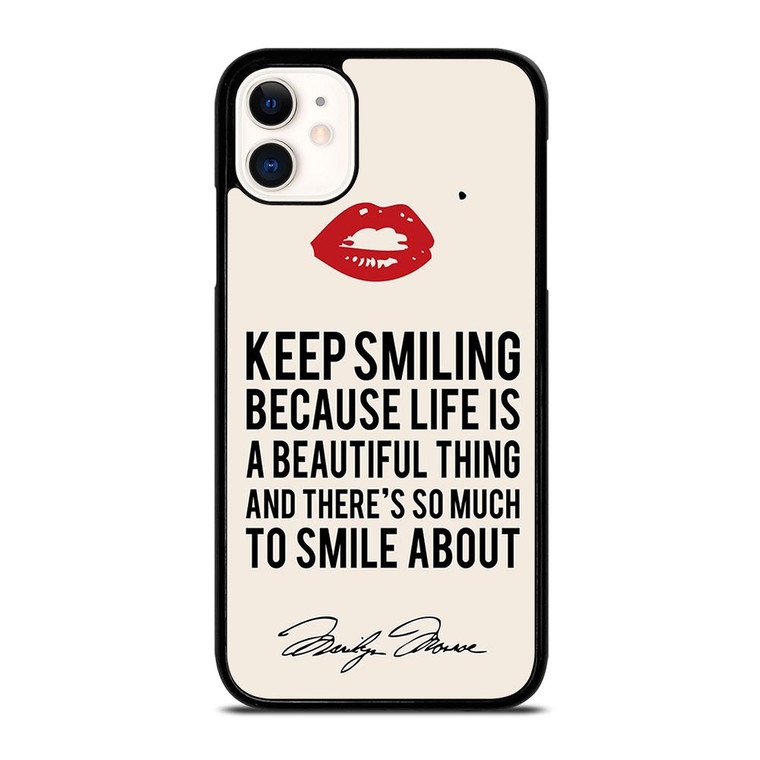 MARYLIN MONROE QUOTES iPhone 11 Case